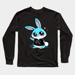 Death Metal Bunny Long Sleeve T-Shirt